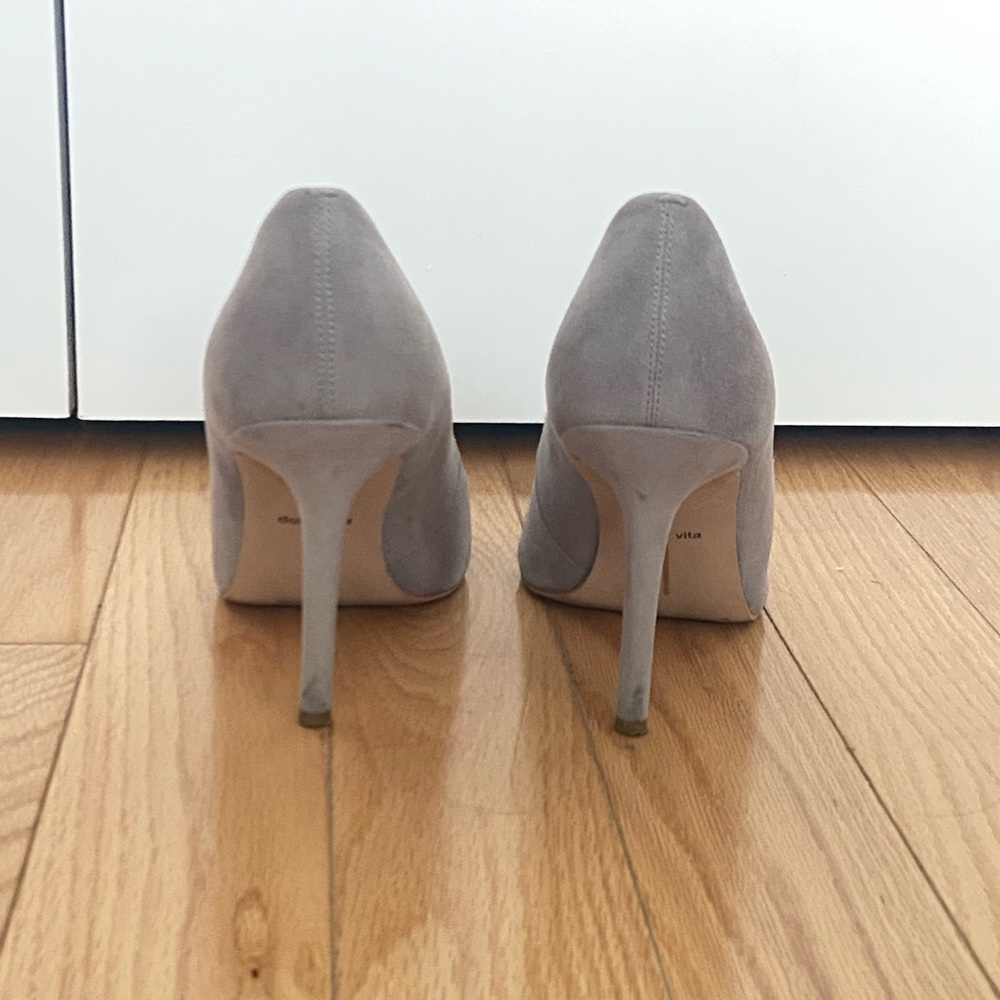 Dolce Vita Suede sz8.5 Gray Stilettos 👠 - Picture 3 of 6